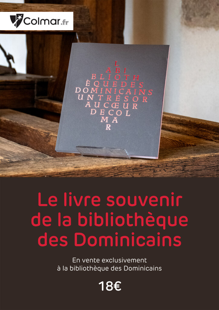 Affiche pour le livre souvenir de la bibliothèque des Dominicains